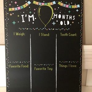 Baby Times Chalkboard